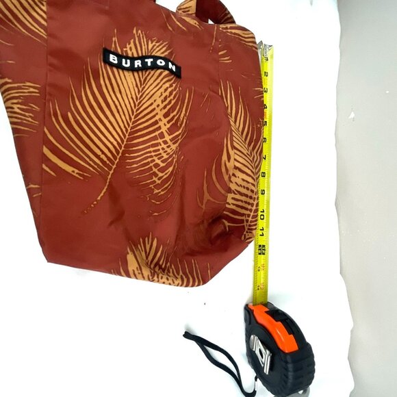 Burton Tote Bag Tropical Print Blue Lining Travel Vacation Casual - Picture 7 of 9